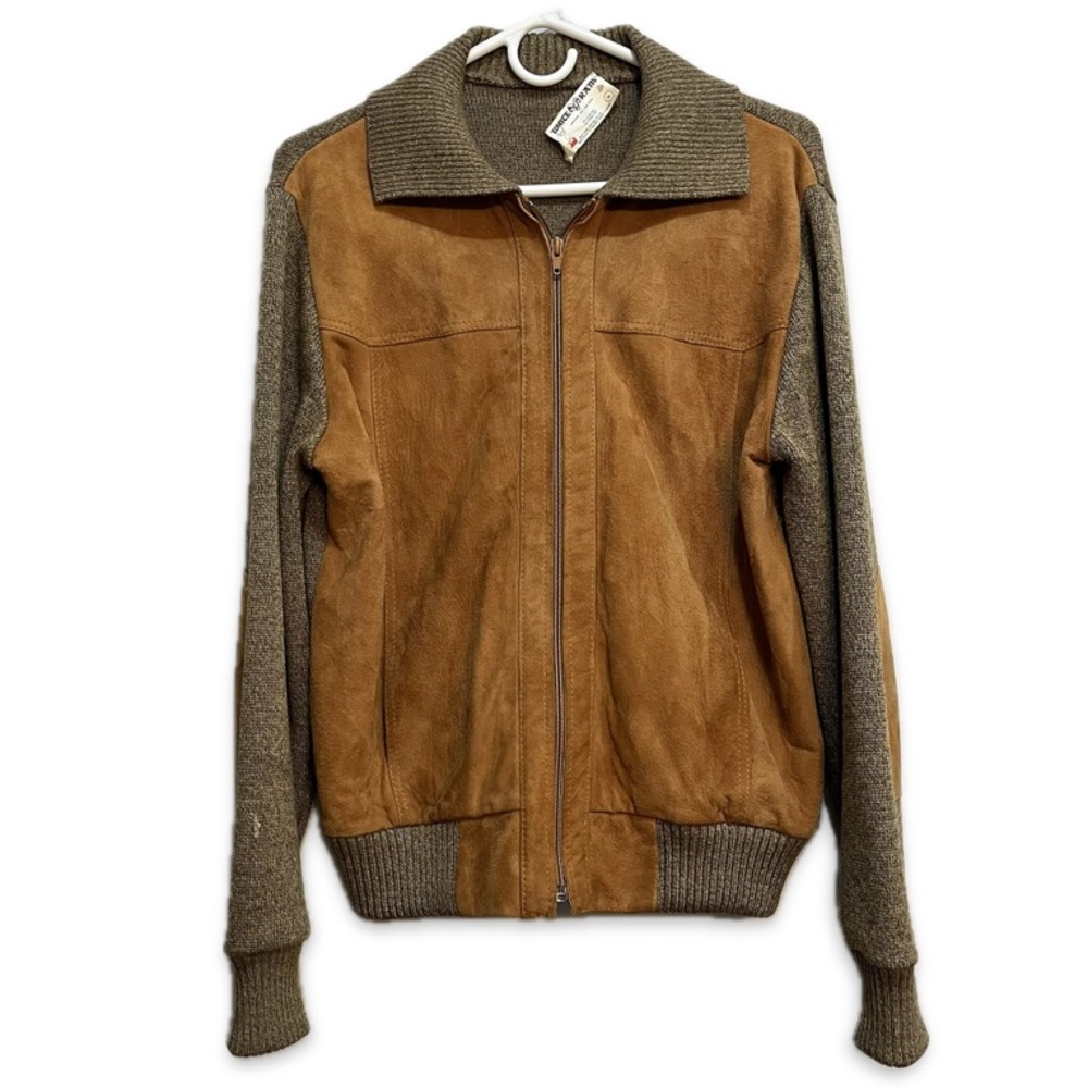 Vintage Wool and Suede bomber Jacket 🇨🇦